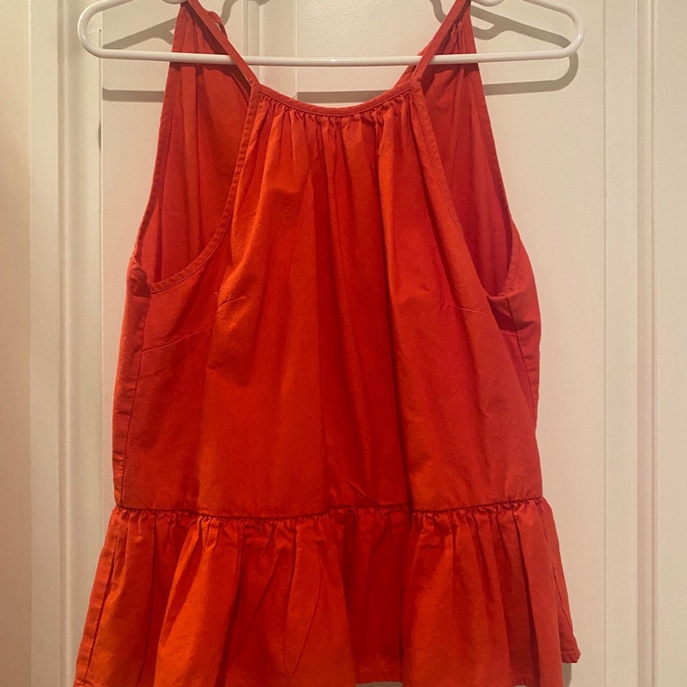 ASOS Red High Neck Blouse